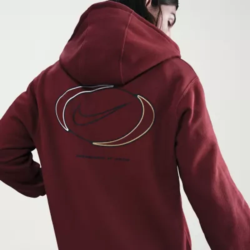 Nike Club Mens Long Sleeve Fleece Zipper Active Hoodie