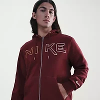 Nike Club Mens Long Sleeve Fleece Zipper Active Hoodie