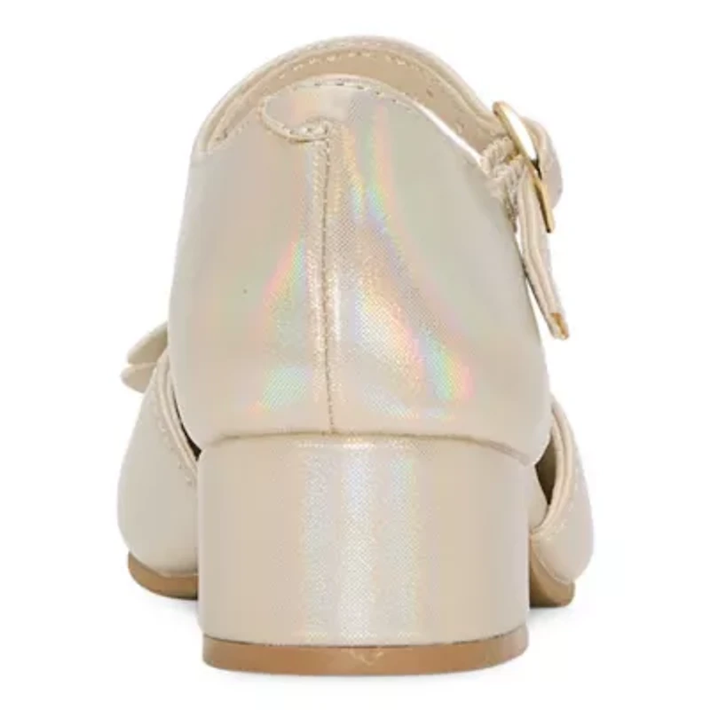 Christie & Jill Lil Ivy Toddler Girls Round Mary Jane Shoes