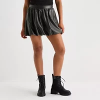 by&by Womens Juniors Mid Rise A-Line Skirt