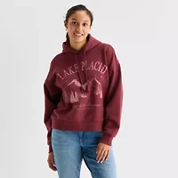 Arizona Womens Long Sleeve Fleece Active Hoodie