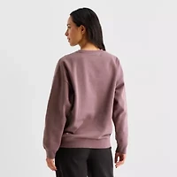 PUMA Womens Crew Neck Long Sleeve Sweatshirt