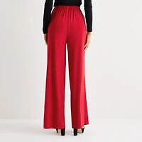 Bold Elements Womens Wide Leg Pleated Pant