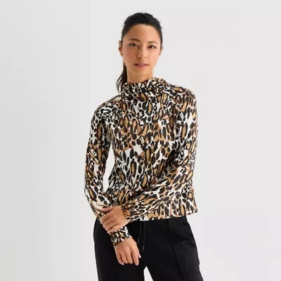 Xersion EverUltra Womens Hooded Long Sleeve Active T-Shirt