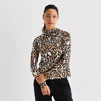 Xersion EverUltra Womens Hooded Long Sleeve Active T-Shirt