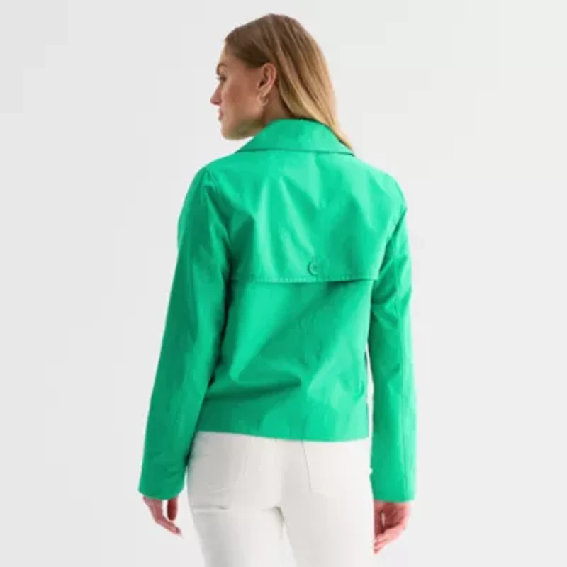 St. John's Bay Womens Midweight Trench Coat