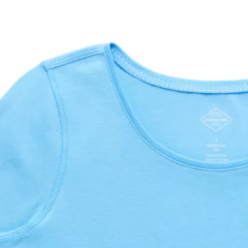 St. John's Bay Womens Easy-on + Easy-off Crew Neck Short Sleeve Adaptive T-Shirt