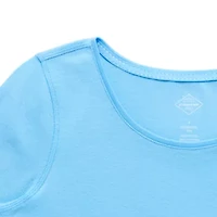 St. John's Bay Womens Easy-on + Easy-off Crew Neck Short Sleeve Adaptive T-Shirt
