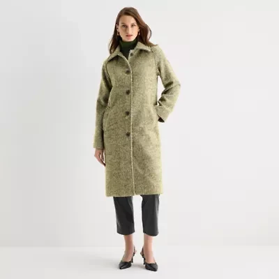 Worthington Womens Heavyweight Topcoat Coat