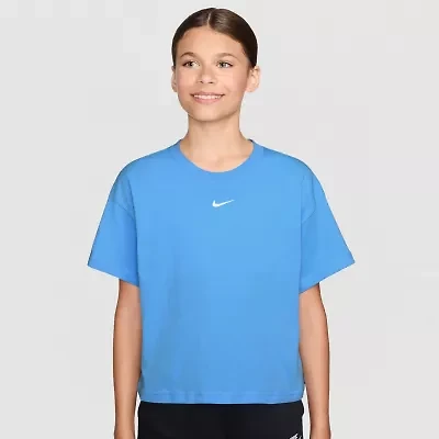 Nike Big Kid Girls Crew Neck Short Sleeve Active T-Shirt