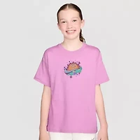Nike Big Kid Girls Crew Neck Short Sleeve Regular Fit Graphic T-Shirt