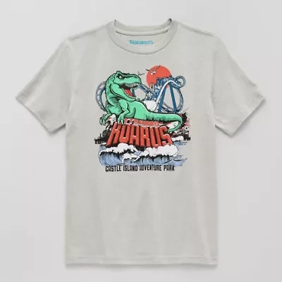 Thereabouts Little & Big Kid Boys Crew Neck Short Sleeve Regular Fit Graphic T-Shirt