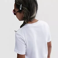 Nike Club Big Kid Unisex Crew Neck Short Sleeve Classic Fit Graphic T-Shirt