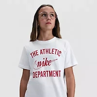 Nike Big Kid Unisex Crew Neck Short Sleeve Regular Fit Graphic T-Shirt