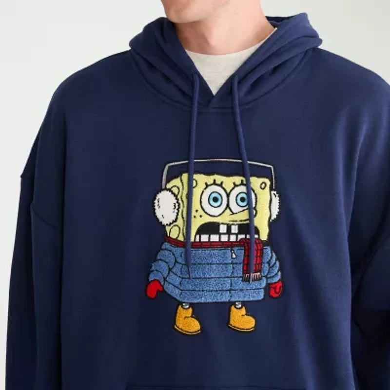AEROPOSTALE Mens Long Sleeve Spongebob Hoodie