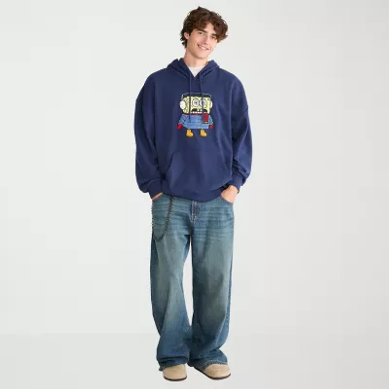 AEROPOSTALE Mens Long Sleeve Spongebob Hoodie