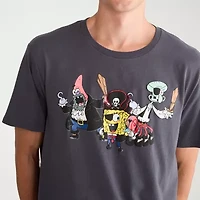 AEROPOSTALE Mens Crew Neck Short Sleeve Regular Fit Spongebob Graphic T-Shirt