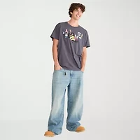 AEROPOSTALE Mens Crew Neck Short Sleeve Regular Fit Spongebob Graphic T-Shirt