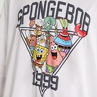 AEROPOSTALE Mens Crew Neck Long Sleeve Regular Fit Spongebob Graphic T-Shirt