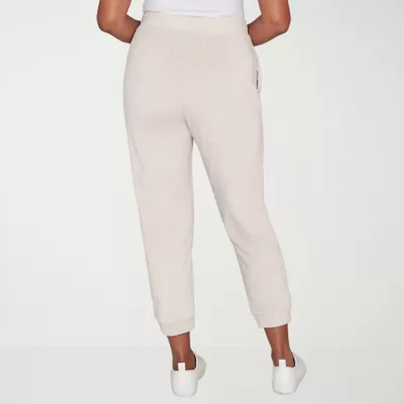 Alfred Dunner Calm Luxe Womens Cuffed Knit Jogger Pant