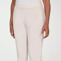 Alfred Dunner Calm Luxe Womens Cuffed Knit Jogger Pant
