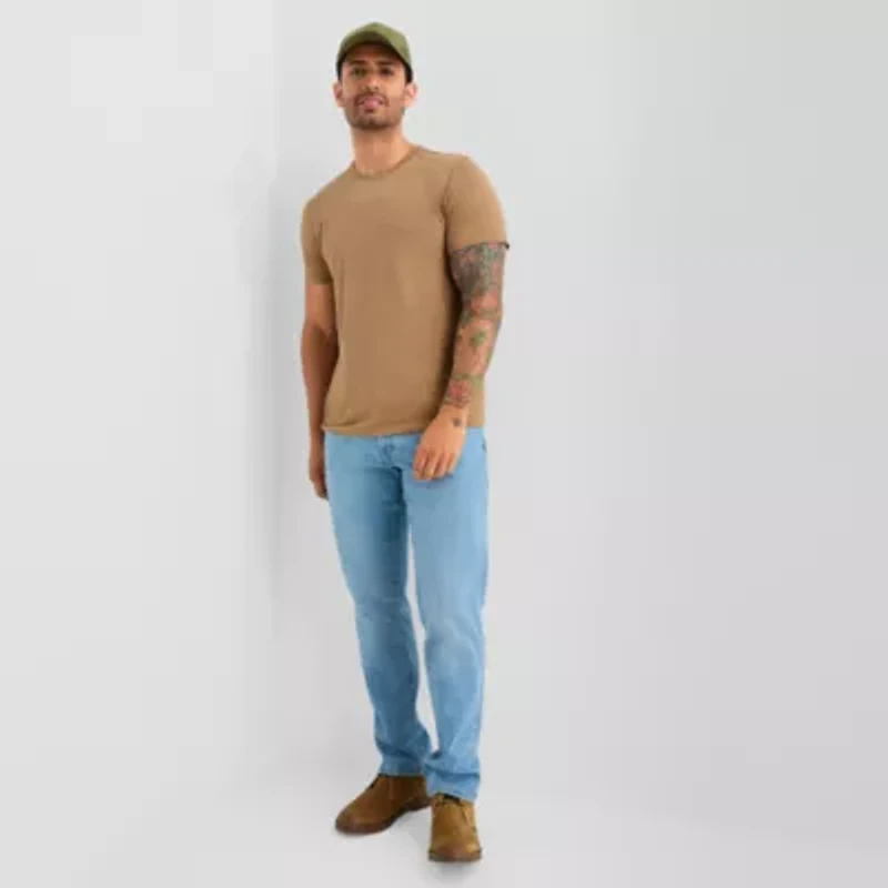 mutual weave Mens Crew Neck Short Sleeve T-Shirt