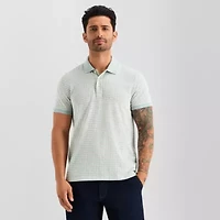 mutual weave Mens Regular Fit Short Sleeve Polo Shirt