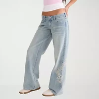AEROPOSTALE Womens Juniors Low Rise Baggy Fit Jean