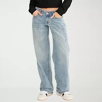 AEROPOSTALE Womens Juniors Low Rise Loose Fit Jean