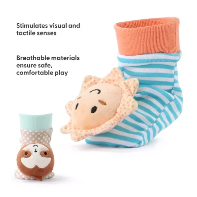 The Peanutshell Wrist And Sock Rattles