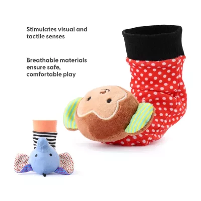 The Peanutshell Wrist And Sock Rattles