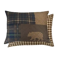 Your Lifestyle By Donna Sharp Brown Bear Cabin King Pillow Sham