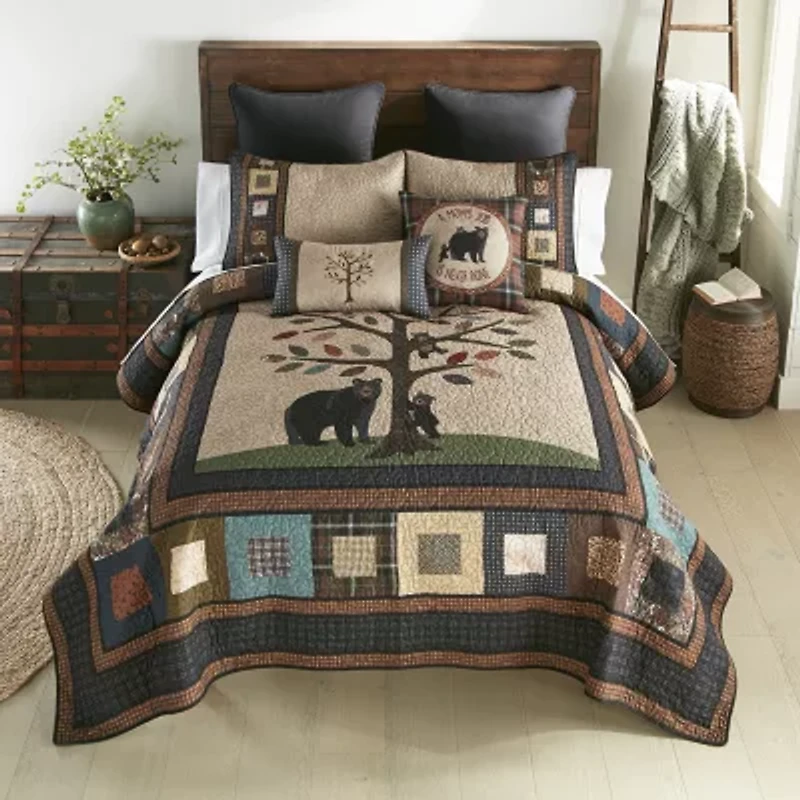 Donna Sharp Tree Of Love Queen 3-pc. Quilt Set