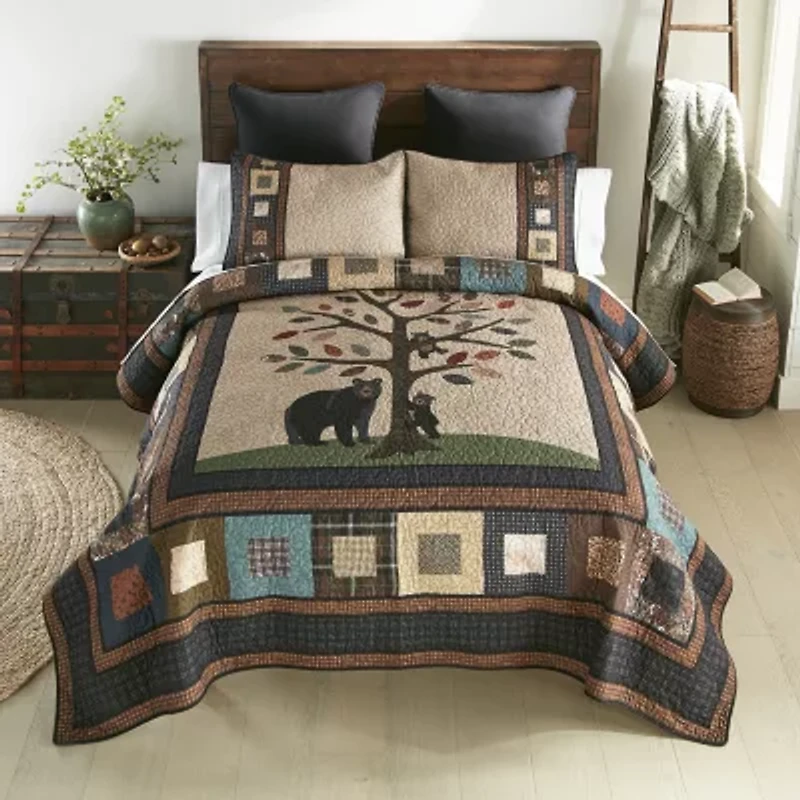 Donna Sharp Tree Of Love Queen 3-pc. Quilt Set
