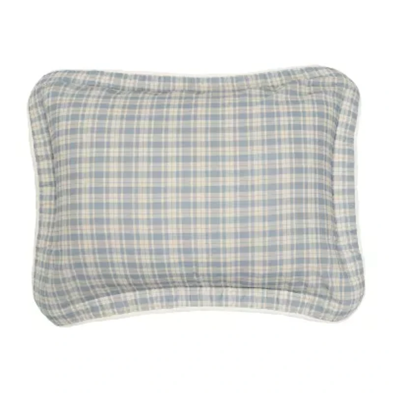 Donna Sharp Coastal Star Twin Embroidered Pieced Cotton 2-pc. Quilt Set
