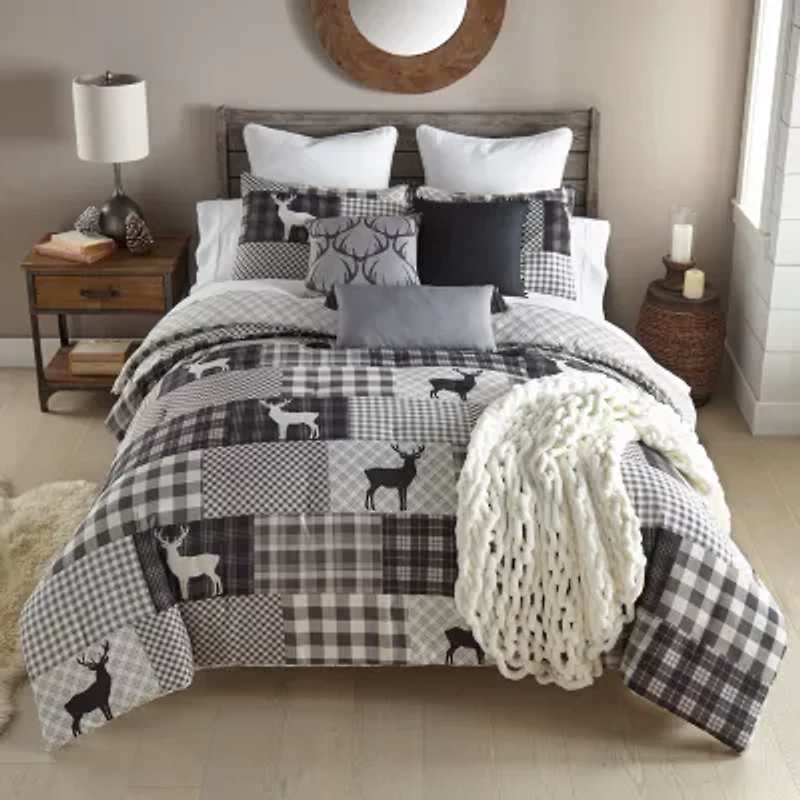 Your Lifestyle By Donna Sharp Ridge Point King Quilt Set 3-pc. Midweight Comforter Set