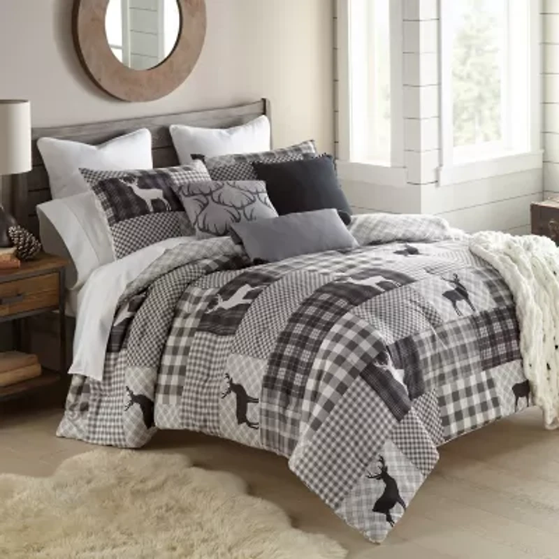 Your Lifestyle By Donna Sharp Ridge Point King Quilt Set 3-pc. Midweight Comforter Set