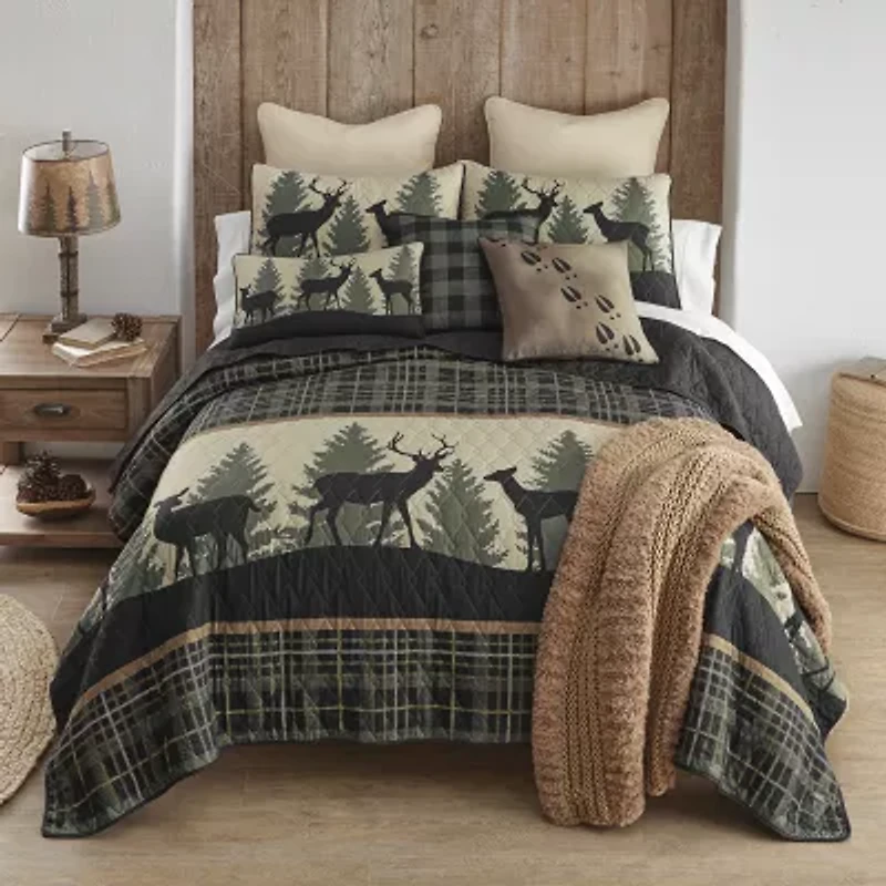 Donna Sharp Deer Walk Queen 3-pc. Quilt Set