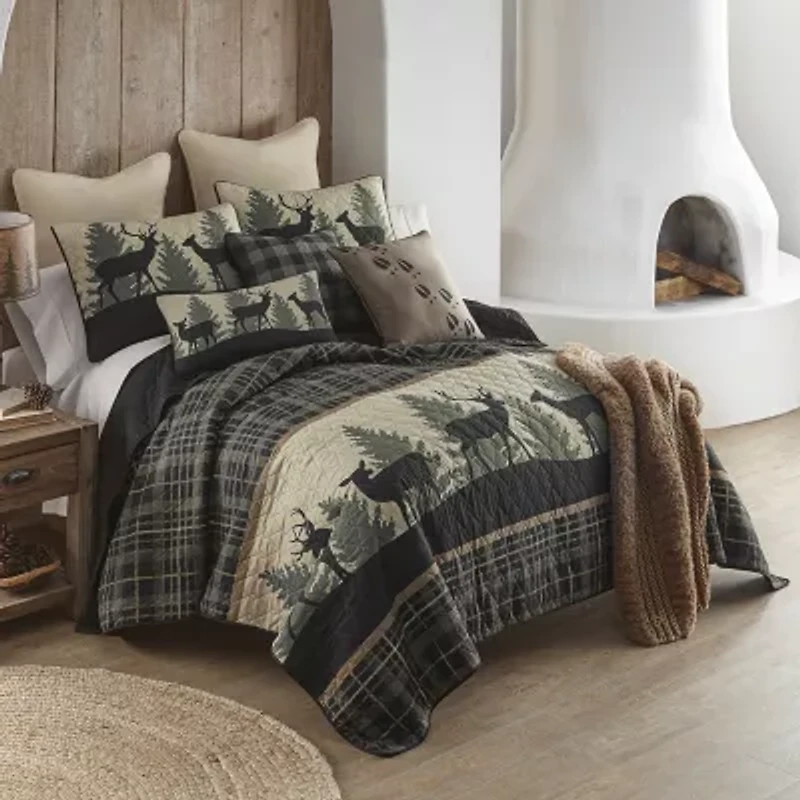 Donna Sharp Deer Walk Queen 3-pc. Quilt Set