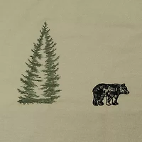 Donna Sharp Bear Creek Tailored Queen Cotton 18" Bed Skirt