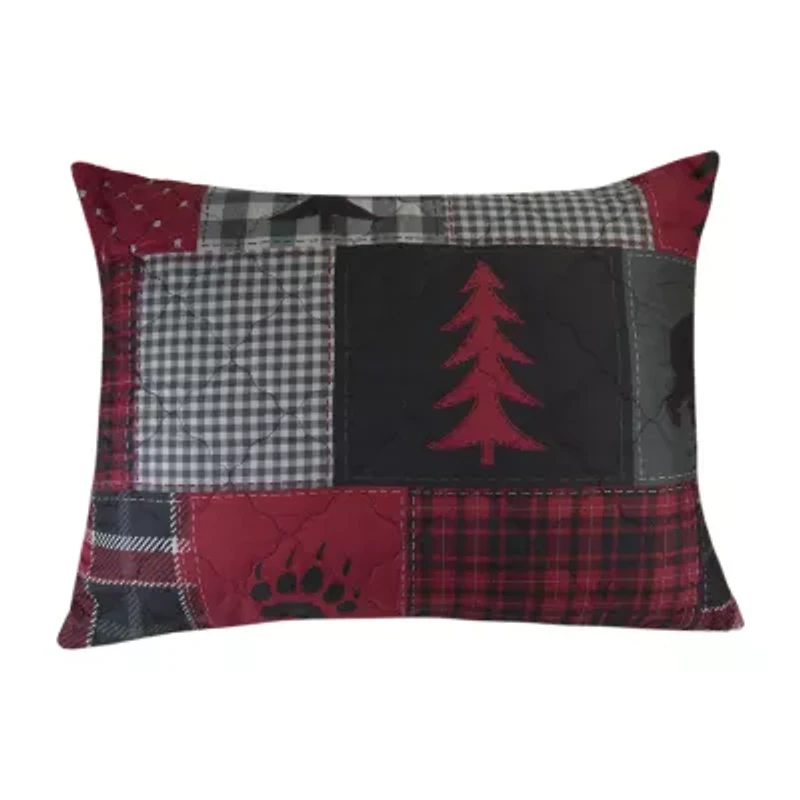 Your Lifestyle By Donna Sharp Red Forest King Sham Pillow Sham