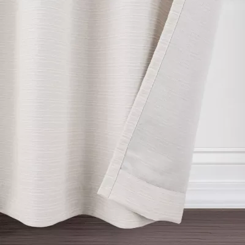Regal Home Dimensions Solid Grommet Top Energy Saving Blackout Single Curtain Panel