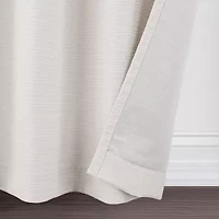 Regal Home Dimensions Solid Grommet Top Energy Saving Blackout Single Curtain Panel