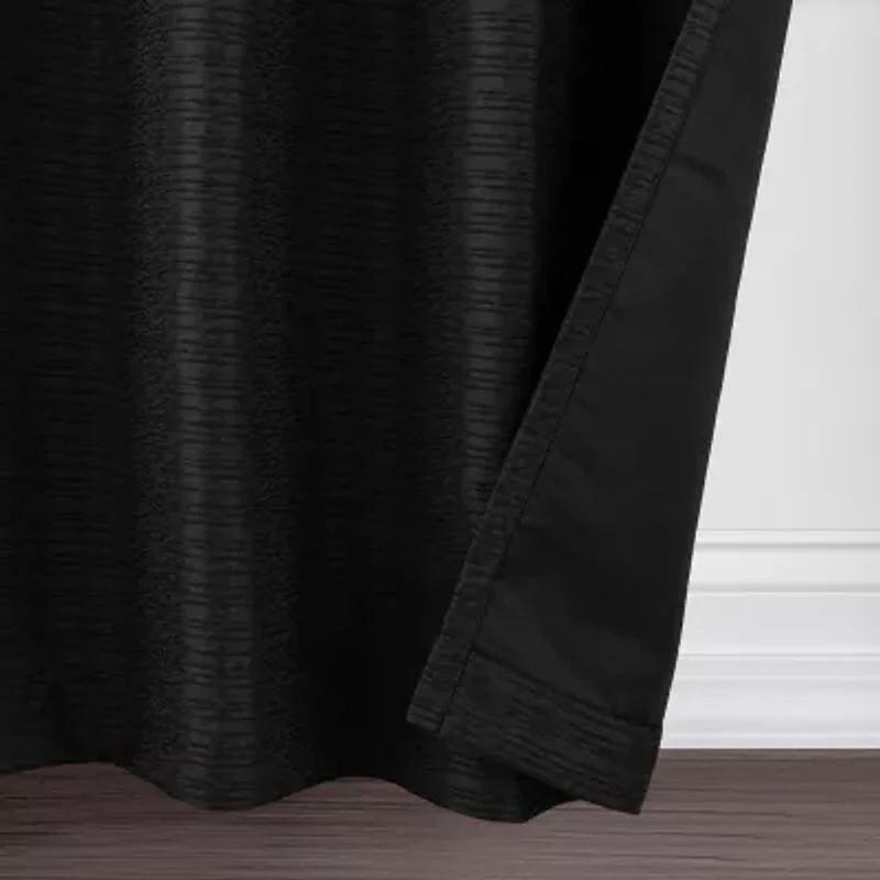 Regal Home Dimensions Solid Grommet Top Energy Saving Blackout Single Curtain Panel