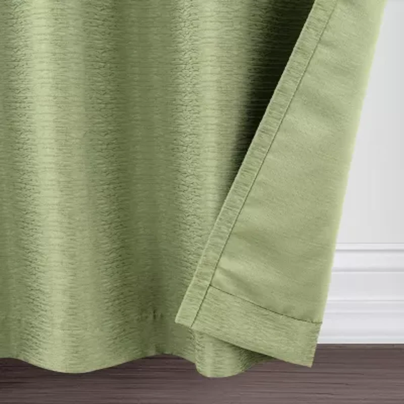 Regal Home Dimensions Solid Grommet Top Energy Saving Blackout Single Curtain Panel