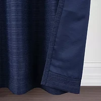 Regal Home Dimensions Solid Grommet Top Energy Saving Blackout Single Curtain Panel