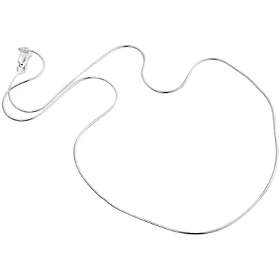Sterling Silver 16” .8mm Snake Chain