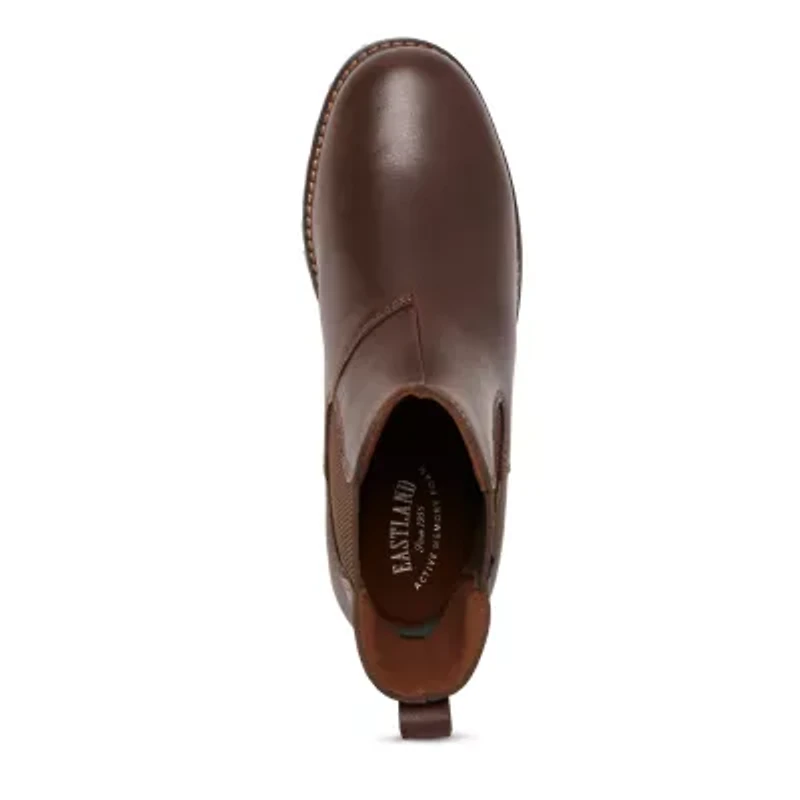 Eastland Womens Ida Chelsea Block Heel Boots