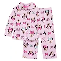 Disney Collection Toddler Girls Long Sleeve 2-pc. Pajama Sets