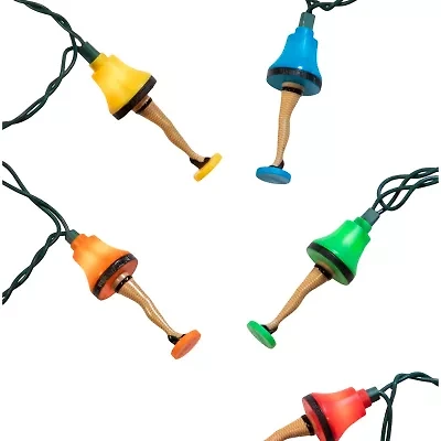 Kurt Adler Ul 10-Light A Christmas Story™ Colorful Leg Lamp String Lights